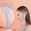 9 Claws Head Massger Streamlined Ball Body Relaxation Scalp Massage Roller for Hair Growth Hand Held Hair Stress Relief Aid