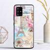 London Paris Eiffel Tower Phone Cover For Samsung A32 A12 A52 A50 A51 A20S A20E A11 A40 A13 A71 A70 A22 A21S A72 A53 A33 5G Case