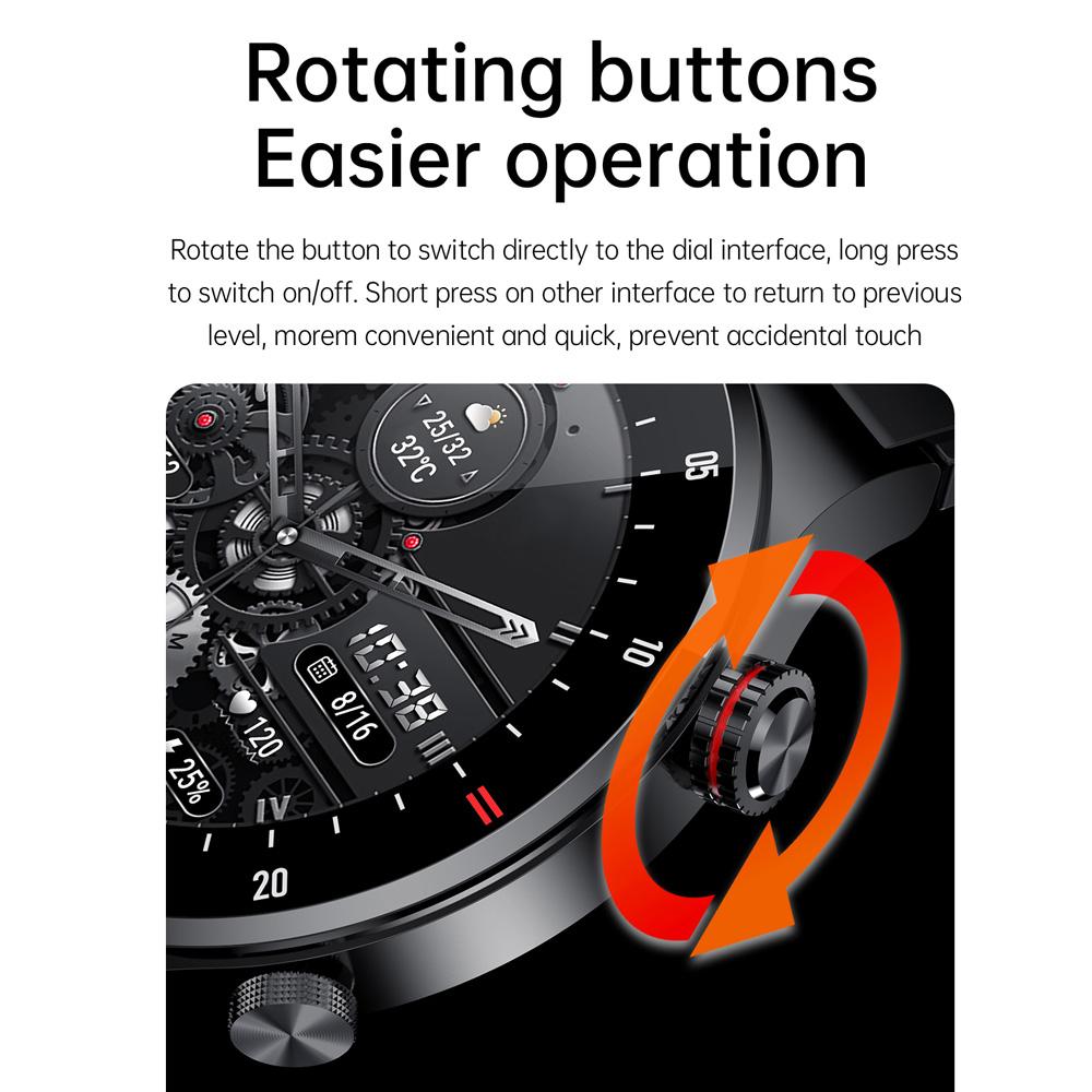 ECG PPG Bluetooth Call Смарт-часы Мужской спортивный браслет NFC Водонепроницаемый фитнес-трекер SmartWatch для IOS Android