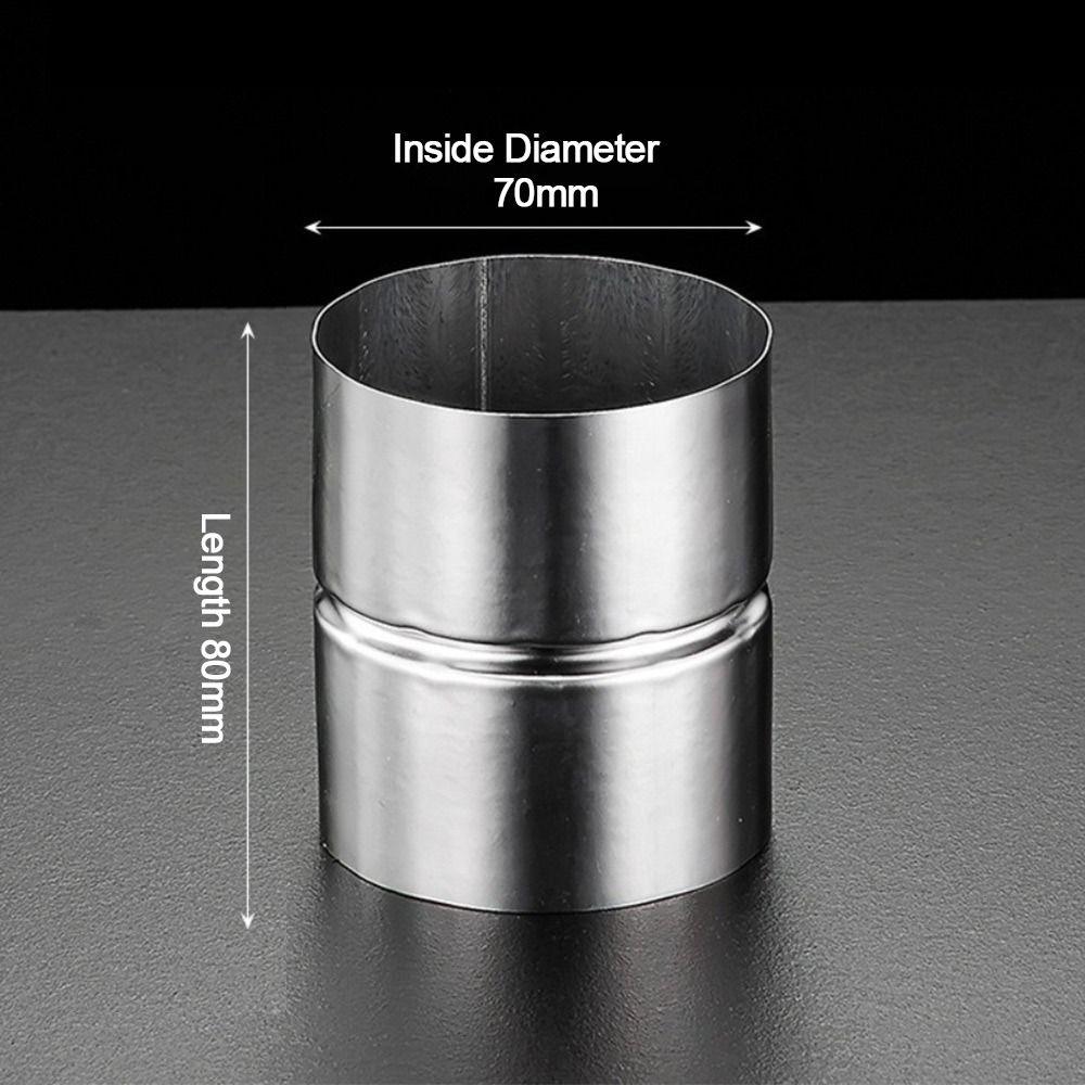 Новый фитинг для труб из нержавеющей стали, круглый прямой, серебристый переходник для труб