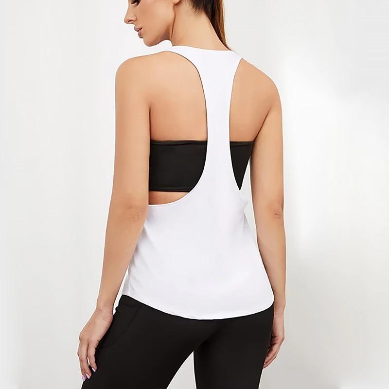 Summer Sports Smock Women's Fitness Sports Vest Running Sports Slim Sleeveless Quick Drying Vest