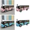 Изысканная модель туристического автобуса 4 колеса Городской туристический автомобиль Имитация модели автомобиля Подарки для детей