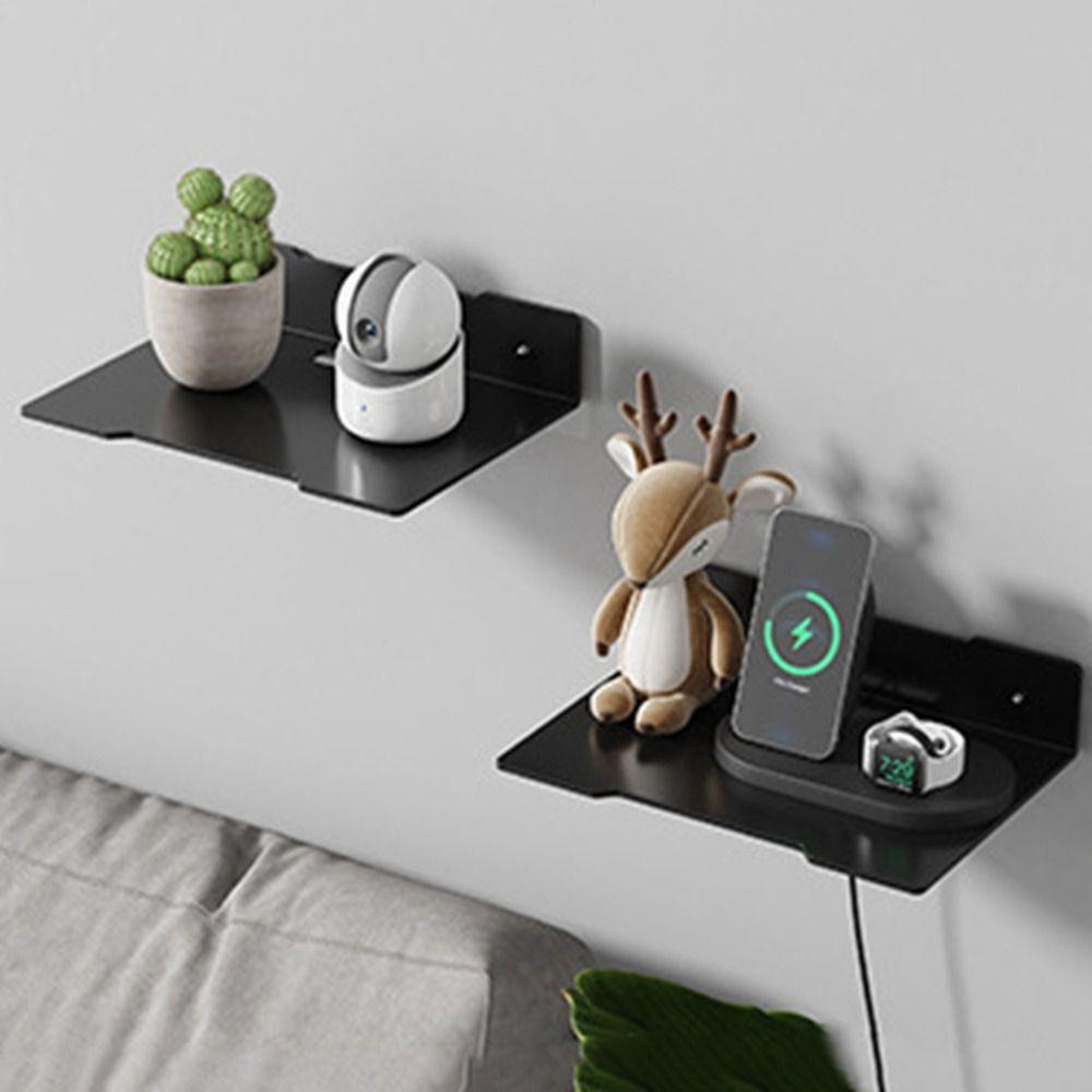 Полка для маршрутизатора из углеродистой стали, настенный кронштейн для крепления камеры, поддержка проектора для дома