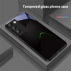 Простой и большой для Y72 33S 11 03 36 96 Lite 35 16 Iqoo 12 V40 SE 5G 29 40 21 30 X80 Pro Vivo Чехол для телефона из закаленного стекла Черный