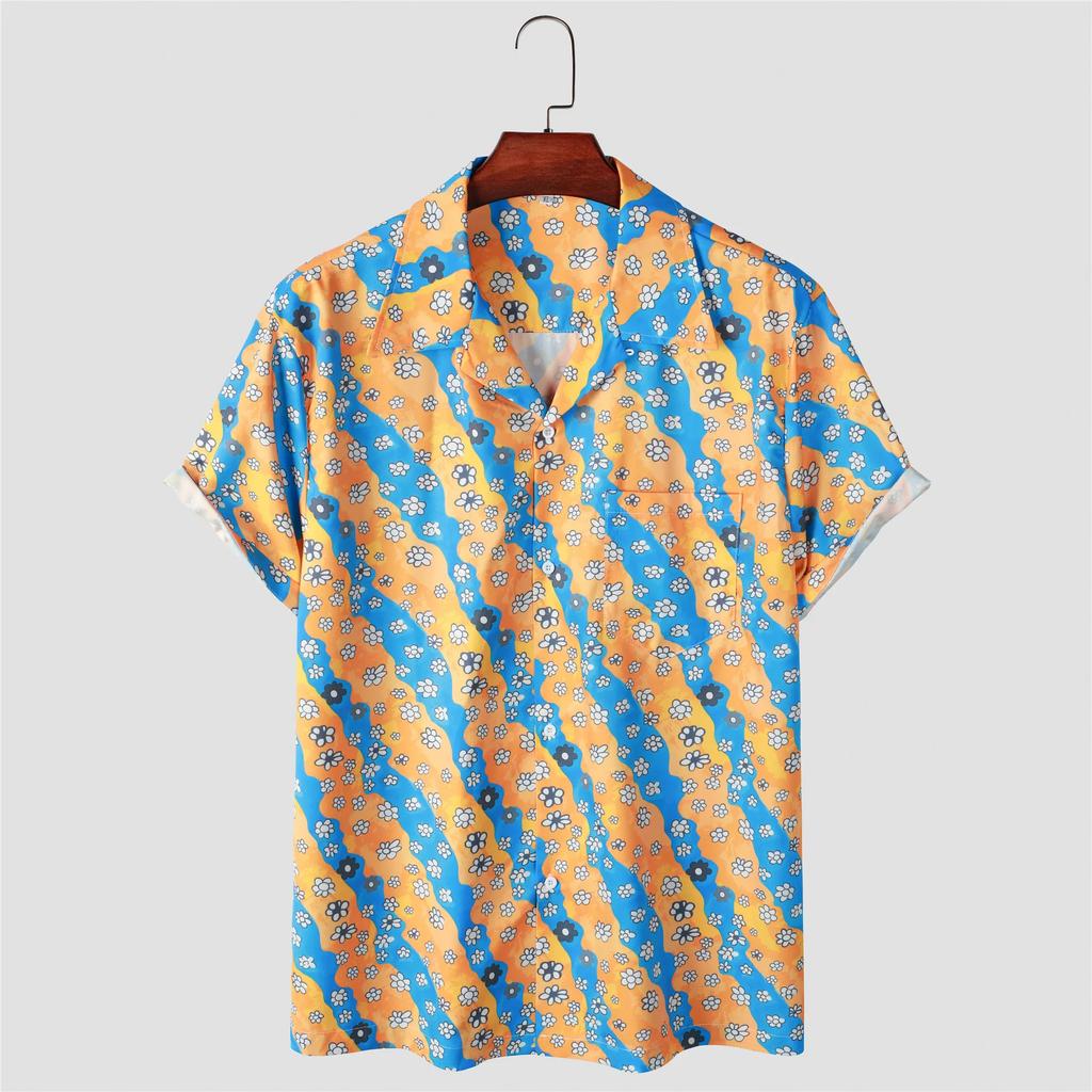 Funny Pattern 3D Print Men Shirt Man/Women Casual Fashion Short Sleeves Shirts Button Lapel Streetwear Oversized Unisex Clothing