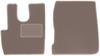 Бежевые передние коврики для: Грузовик DAF CF (2014-)