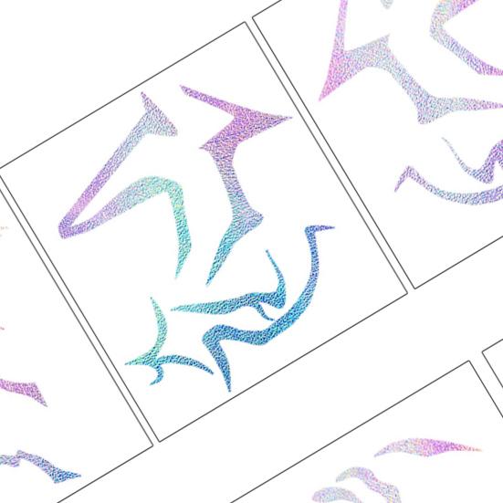 6 шт. Временные тату-наклейки Съемные Реалистичные Поддельные татуировки Водонепроницаемые Татуировки для аниме-ролевых игр Долговечные Наклейки для вечеринок Боди-арт