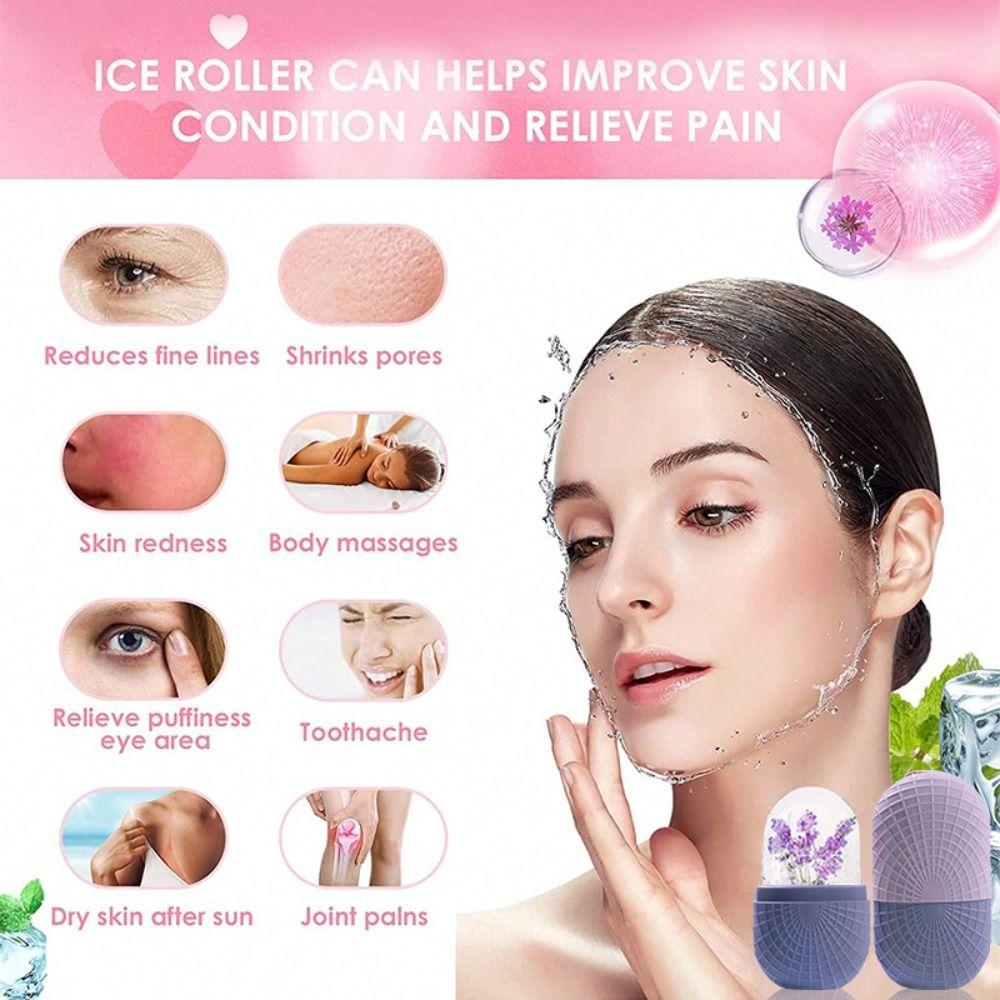 Silicone Eye Beauty Massage Reusable Ice Cube Trays Ice Globe Balls Beauty Skin Care Tool