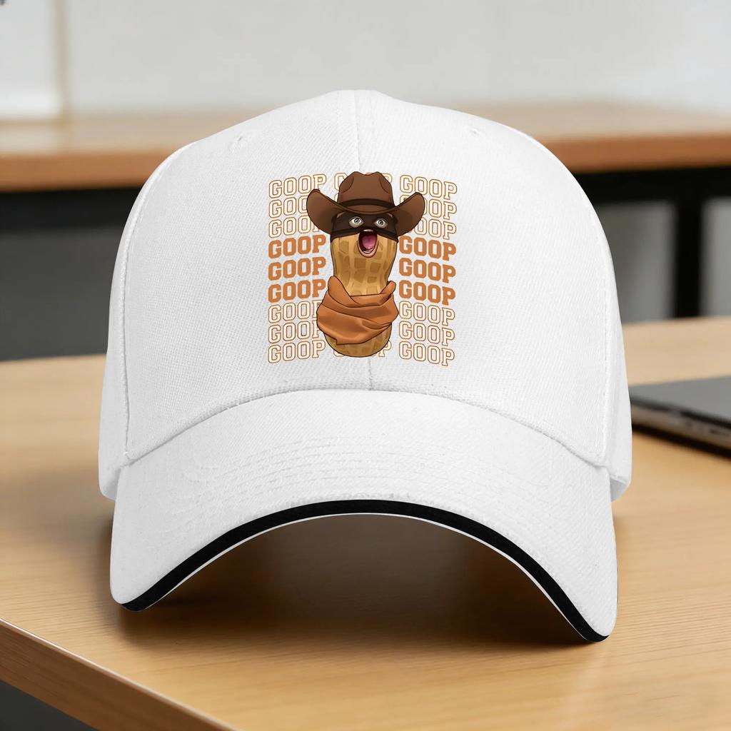The Burnt Peanut GOOP Meme Casual Baseball Cap Outdoor Sports Trucker Hat Summer SunProof UnisexTeens Vintage Baseball Caps