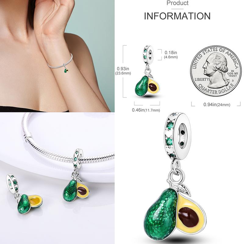 925 Стерлинговое Серебро Красочный Ловец Снов Светящийся Светлячок Подарок Самолет Земля Шармы Подходят Оригинальный Подвеска DIY Изготовление Ювелирных Изделий