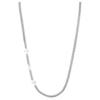 Металлическое колье с гравировкой логотипа Monogram Row, унисекс, серебристое, M01490