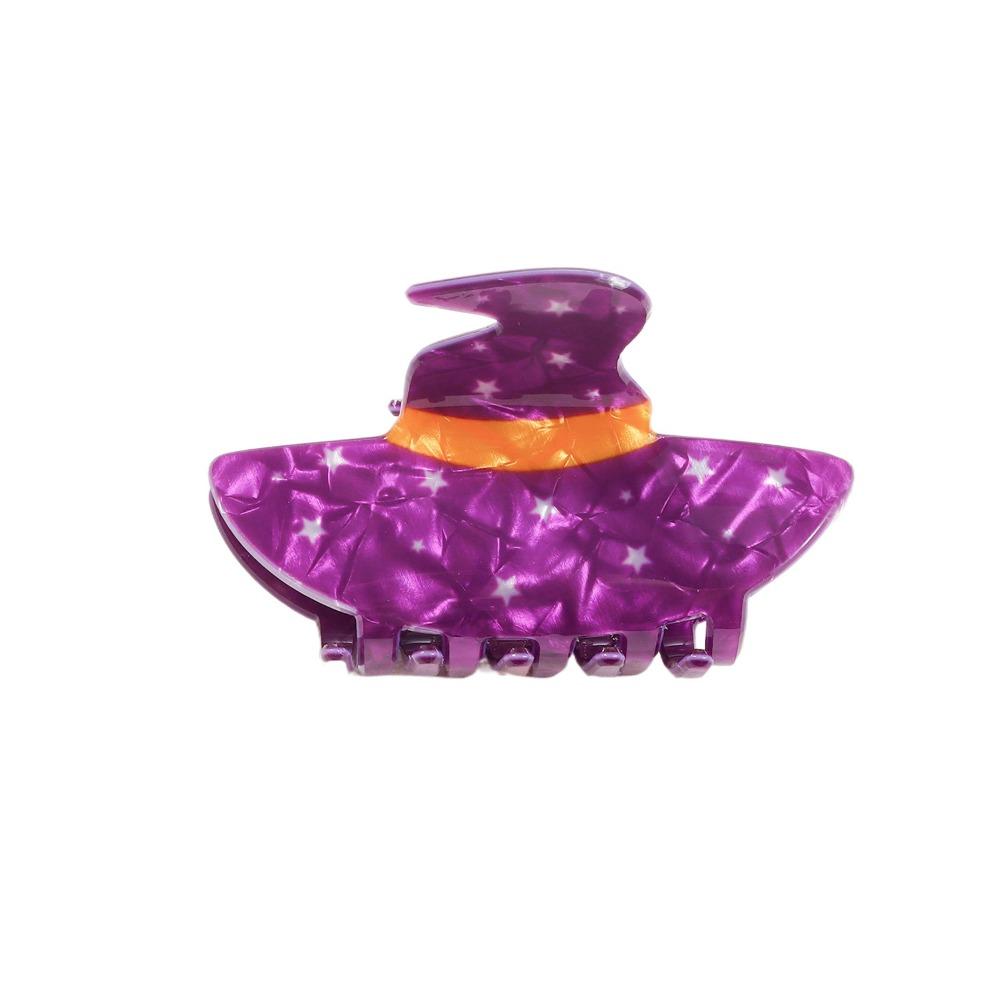 Spider Halloween Hair Claw PVC Skeleton Shark Clip Creative Pumpkin Themed Gripper  Party
