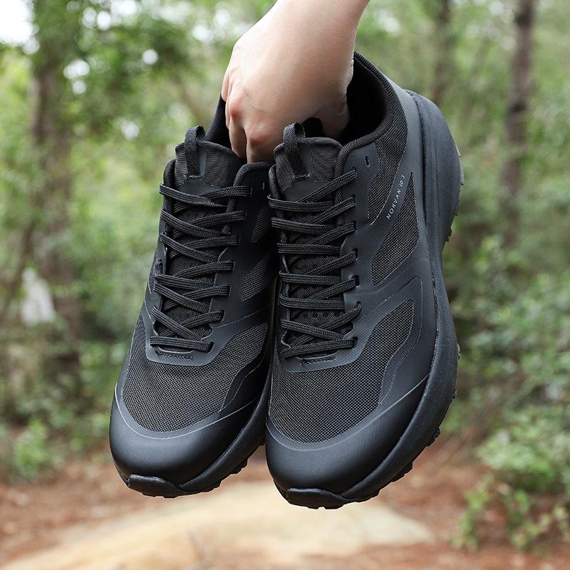 Men's Hot-Selling Non-Slip Waterproof Hiking Shoes - Cushioned Off-Road Running Sneakers for Outdoor Sports