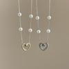 Niche Design Sense Snake-Shaped Love Pearl Ожерелье Женское Легкое Роскошное Элегантное Модное Темпераментное Универсальное Ожерелье На Шею Цепочка Для Свитера