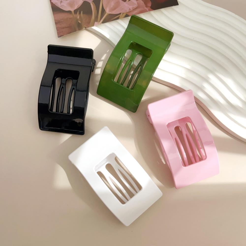 Большие французские плоские заколки для волос для женщин, девушек, матовые леопардовые прямоугольные зажимы-уточки, аксессуары для укладки густых и тонких волос, новые