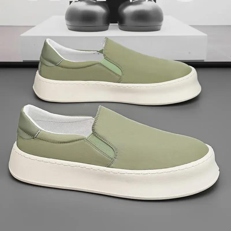 Новые летние кроссовки из парусины для мужчин, рабочая обувь, предложение, дизайнерские роскошные слипоны для взрослых, распродажа мужской вулканизированной обуви
