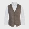 Men's Slim Fit Retro V-Neck Suit Vest for Casual & Formal Wear