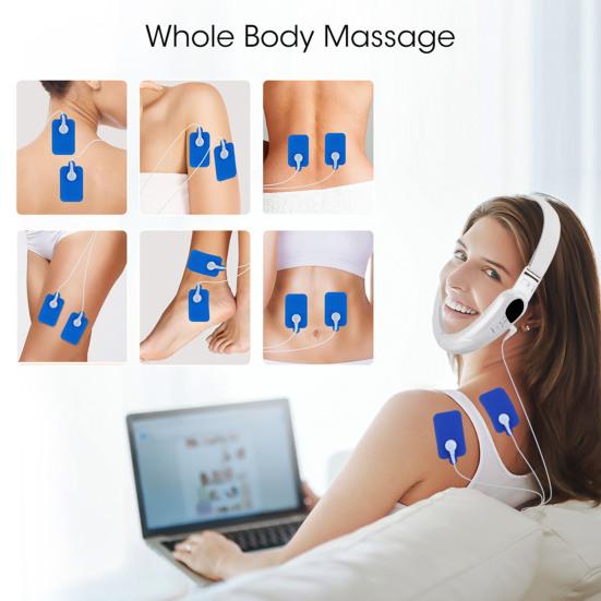 Электрический аппарат для подбородка V-образный прибор для похудения 8 режимов 15 уровней интенсивности перезаряжаемый массажер для лица покрытие подбородка косметический прибор для женщин