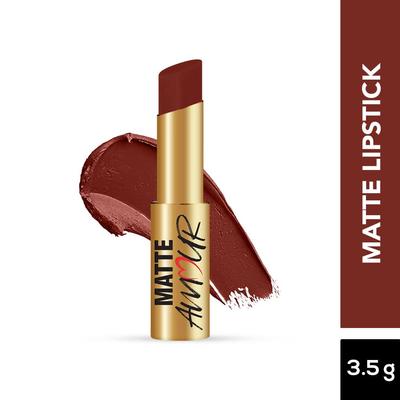 JAQULINE USA Матовая помада Matte Amour | Легкая | Стойкая | Матовое покрытие | Высокое покрытие | Высокопигментированная | Без тестирования на животных | Без парабенов