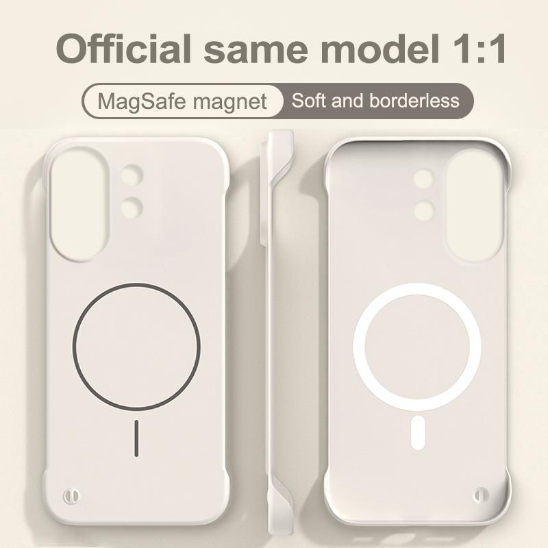 Для Magsafe Безрамочный Чехол Для VIVO V60 Матовый Ультратонкий Беспроводная Зарядка Жесткий ПК Противоударный Чехол для V60 V50 V40 Lite Накладка