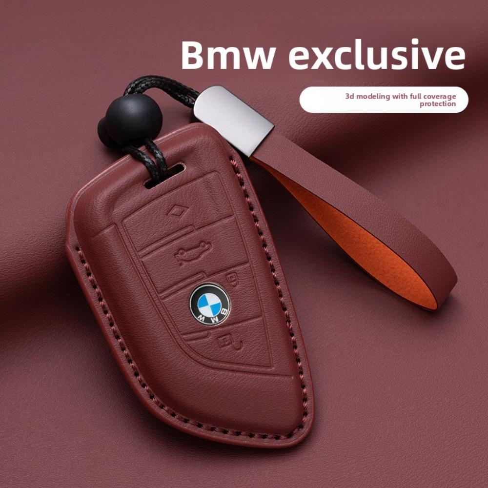 Премиальный кожаный чехол-брелок из кожи Наппа для BMW 3 серии 1 5 серии I3 X1 X3 X5 IX3 530 Точная посадка