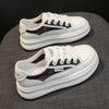 Summer Mesh Breathable Leather Thick Sole Heightening Little White Shoes Women's Shoes New Casual Sports Shoes Board Shoes Women