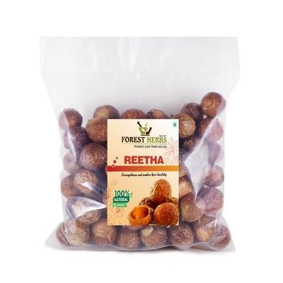 THE FOREST HERBS Натуральный уход от природы Цельные сушеные Ритха, Мыльные орехи, Аритха в сыром виде, Для всех типов волос 500 г, 1 шт.