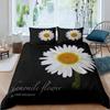 Желтый ромашка пододеяльник комплект милый цветочный комплект постельного белья для детей девочек садовые цветы королевский пододеяльник с наволочкой