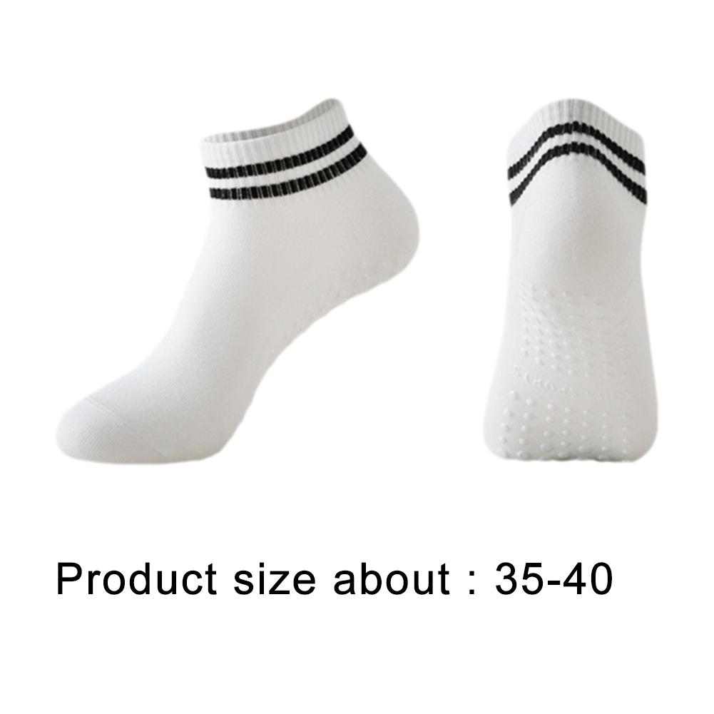 1 пара носков Grip для женщин, нескользящие носки для пилатеса и йоги, мужские носки для балета, спортивные полоски, спортивные носки Worko S6T6