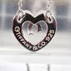 [Б/у] TIFFANY/Тиффани 925 Кулон/Ожерелье Сердце Лента [g349-58]