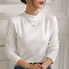 2024 Autumn/Winter Women's Solid Color Long-Sleeve Turtleneck T-Shirt: Versatile & Stylish
