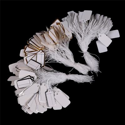 100X этикетки для галстуков, натянутые на веревку, билеты с ценами, ювелирные изделия, часы, витрина для одежды, бирки