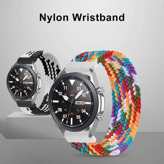 Плетеный нейлоновый ремешок 20 мм/22 мм, эластичный ремень, сменная петля для браслета Solo для Garmin