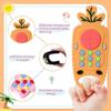 Kids Sensory Educational Remote Control Shape Teether Silicone Pain Relief Teething Toy  Baby