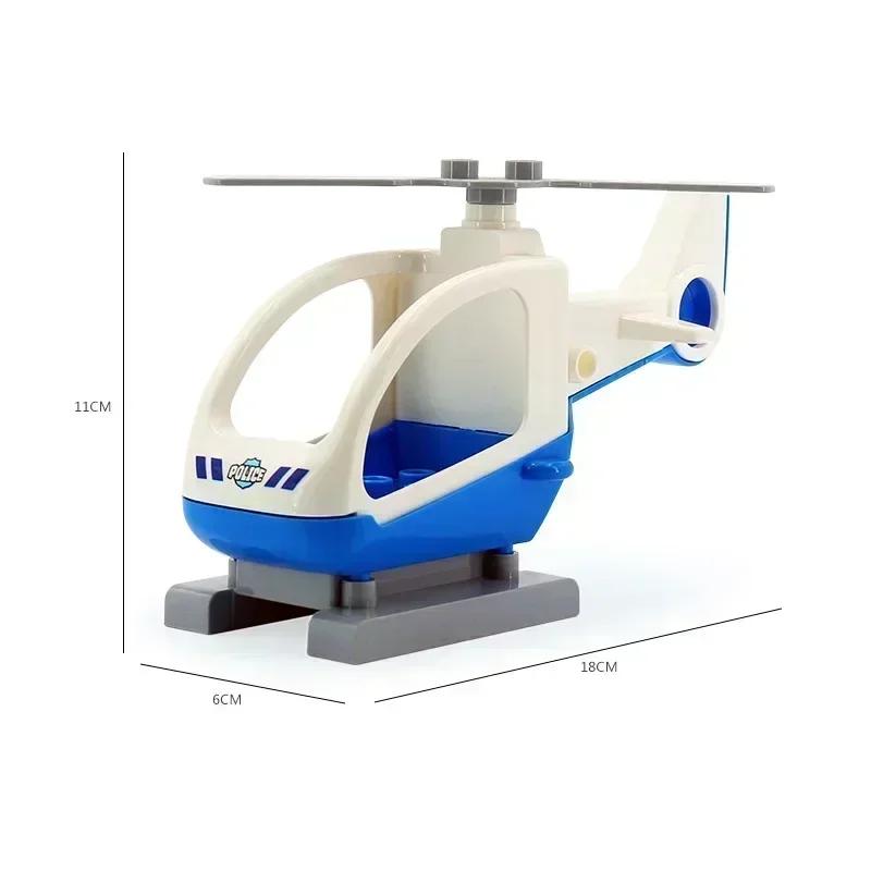 Большие строительные блоки Аксессуары Совместимые Большие кирпичи Дети Дети Грузовик Машина Автобус Серия Городское движение Сборка Развивающая игрушка