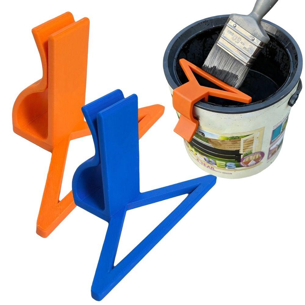 Drip-Proof Paint Can Brush Cleaner Universal Paint Fixing Clamp Paint Tin Brush Wipe DIY Painting