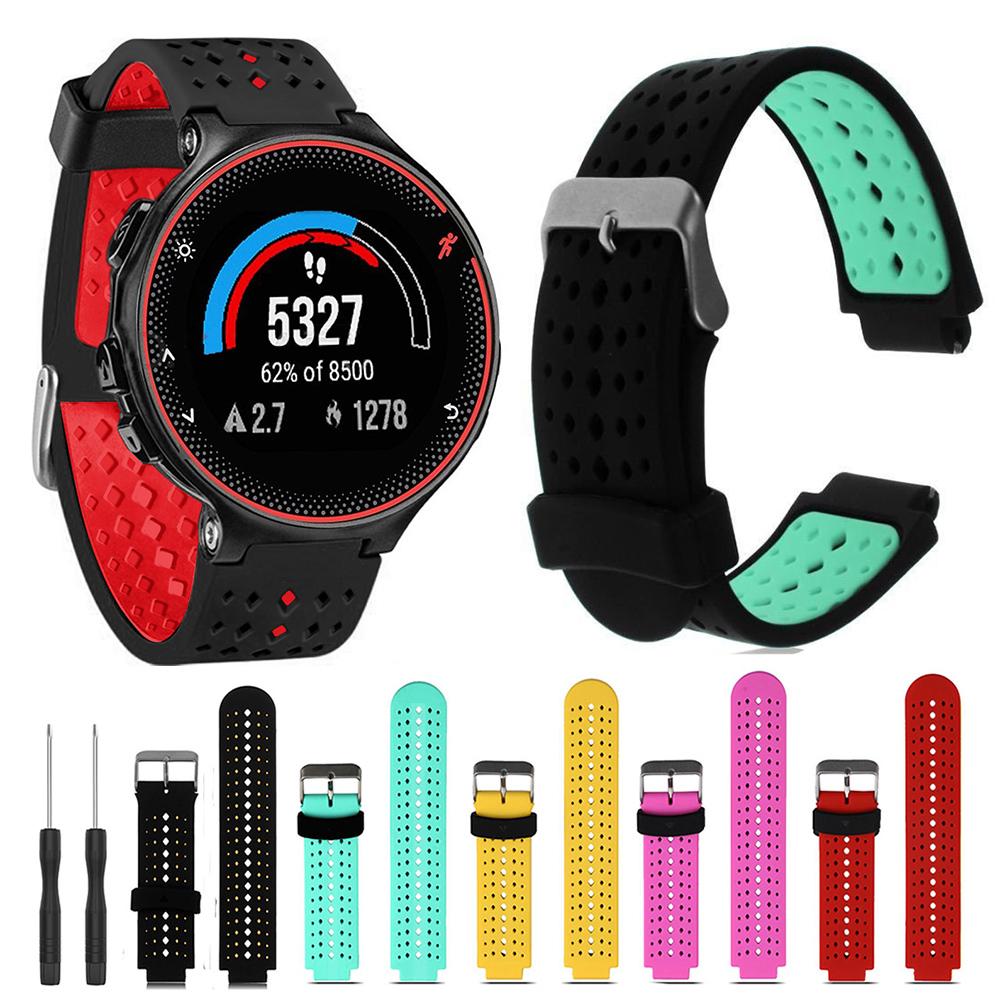 For Outdoor Sport Strap Silicone Garmin Forerunner 235 Smart Watch Band For Garmin Forerunner 220 230 620 630 735xt Bracelet