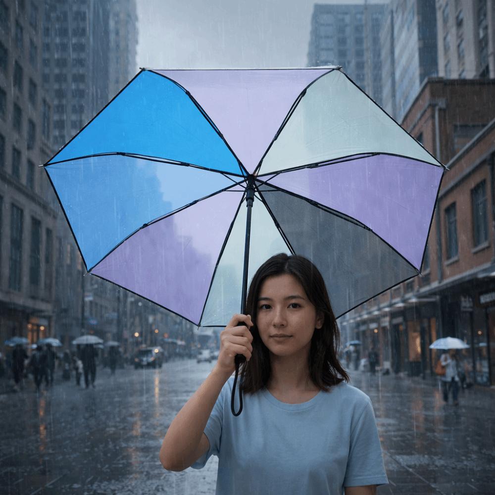 Stable Folding Umbrella Portable Transparent Umbrella Fashion Windproof Umbrella Travel