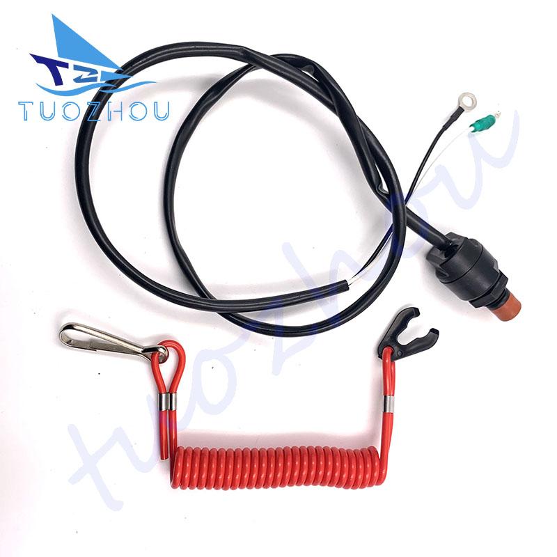 66T-82575-01 Kill Stop Switch 2 Stroke 15HP 30HP 40HP For Yamaha Outboard Motor Boat Accessories Marine