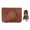 Camera Bag PU Leather Protective Case with Adjustable Shoulder Strap for Kodak C210R