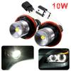 2Pcs 10W Angel Eyes White Halo LED Light Bulbs for BMW E39 E53