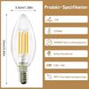 Ampoule E14 - NETTLIFE - E14 - 4W (équiv. 40W) - Blanc chaud 2700K - Lot de 6