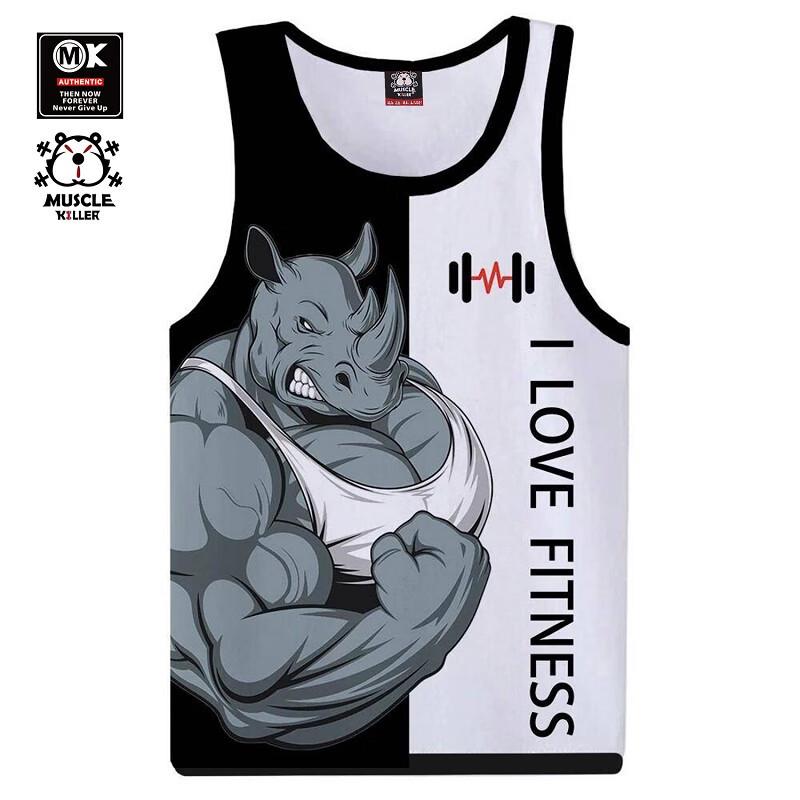 Muscle Animal Sports Gym Wear: Loose Fit Elastic Clothing for Bodybuilding, Running, and Weightlifting