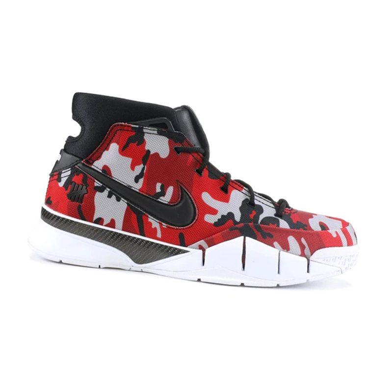 Nike Kobe 1 Protro Undefeated Красный Камуфляж Санта-Моника BV1207-900