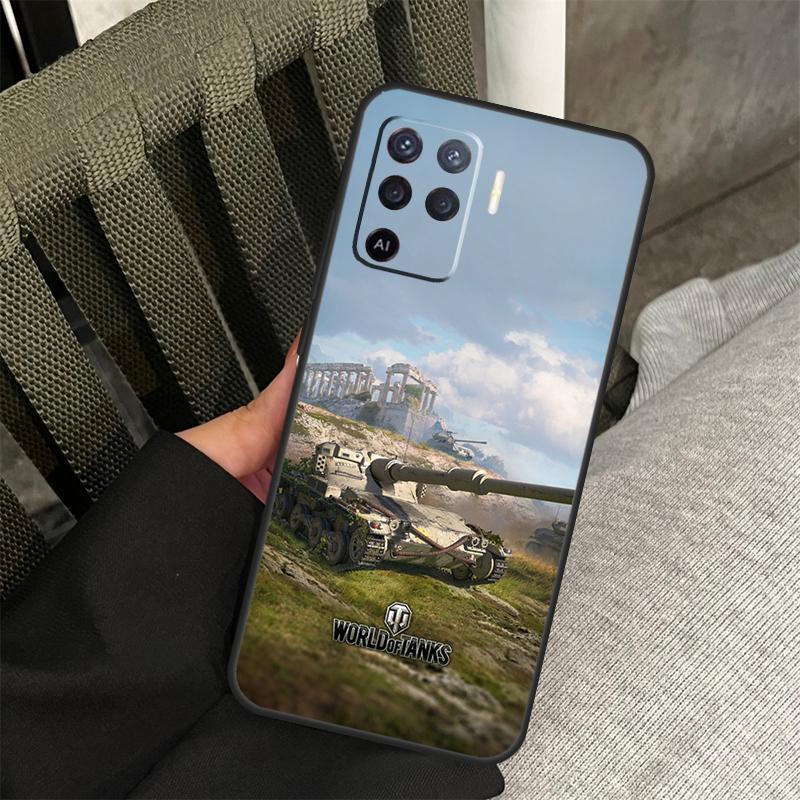 Кейс World Of Tanks для OPPO A78 A77 A17 A15 A52 A72 A91 A93 A5 A9 A54 A74 A94 A53s A54s A57s A16 A76 A96