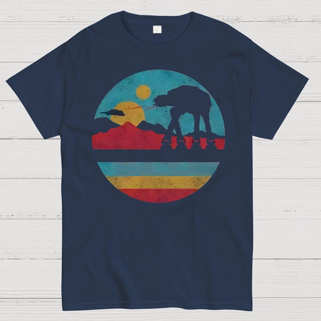 Retro Hoth Badge Cotton Summer Casual Cool Loose T-Shirt