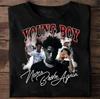 Винтажная хлопковая черная унисекс футболка YoungBoy Never Broke Again, все размеры, унисекс футболка CM304