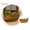Coconut Fiber Flower Basket Liner Eco-friendly Easy To Reshape Rectangle Window Box Natural Coco Fiber Replacement Liner Garden Supplies