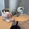 Early spring retro plaid short brim cap men's and women's fashion casual thin versatile sunshade five-piece baseball cap
