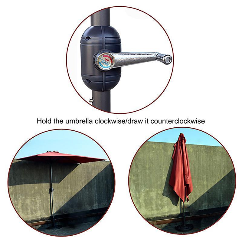 Зонт шейкер с ручкой для патио Зонт с ручкой для патио Аксессуары для зонта на открытом воздухе Заменить зонт Детали для патио